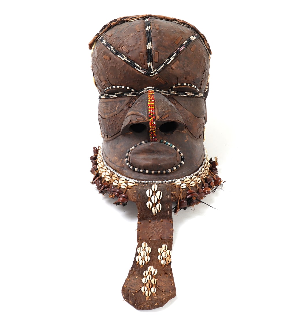 Adorned Kuba Helmet Mask - 2