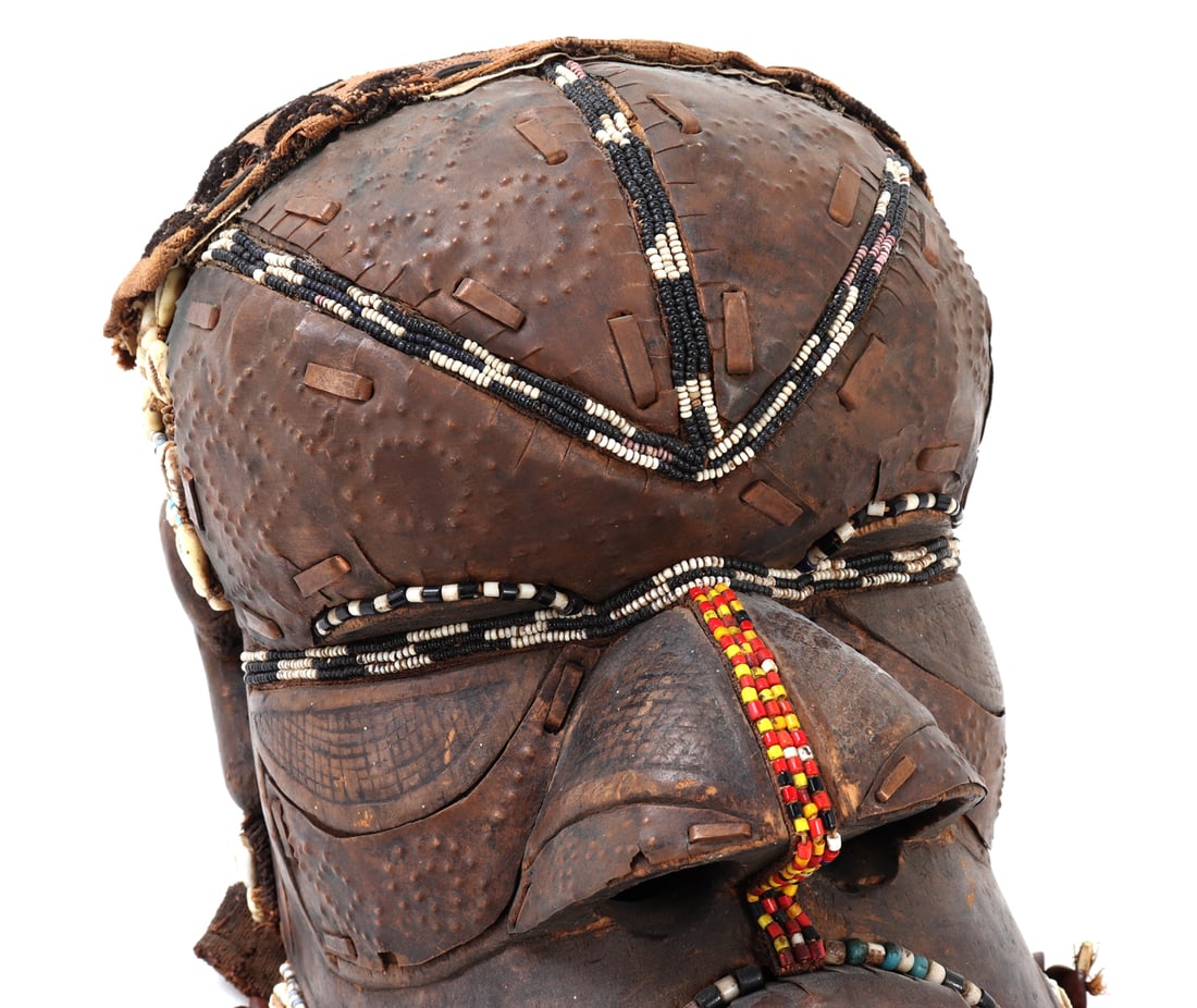 Adorned Kuba Helmet Mask - 6