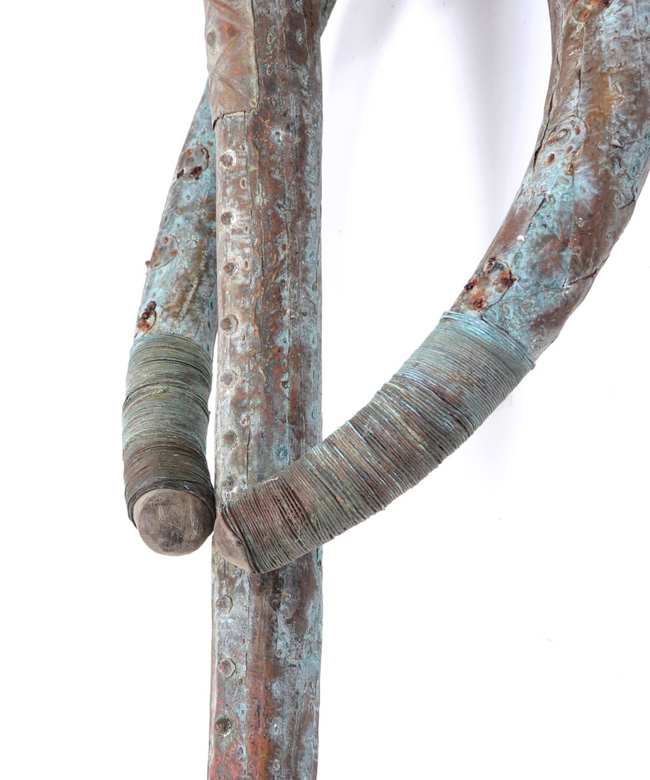 Cameroon Grassfields Copper-Covered Elephant Mask - 6