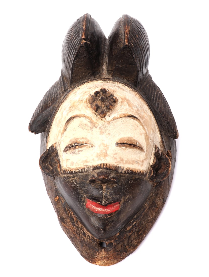 Punu White-Faced Mask, Gabon (1 of 9)