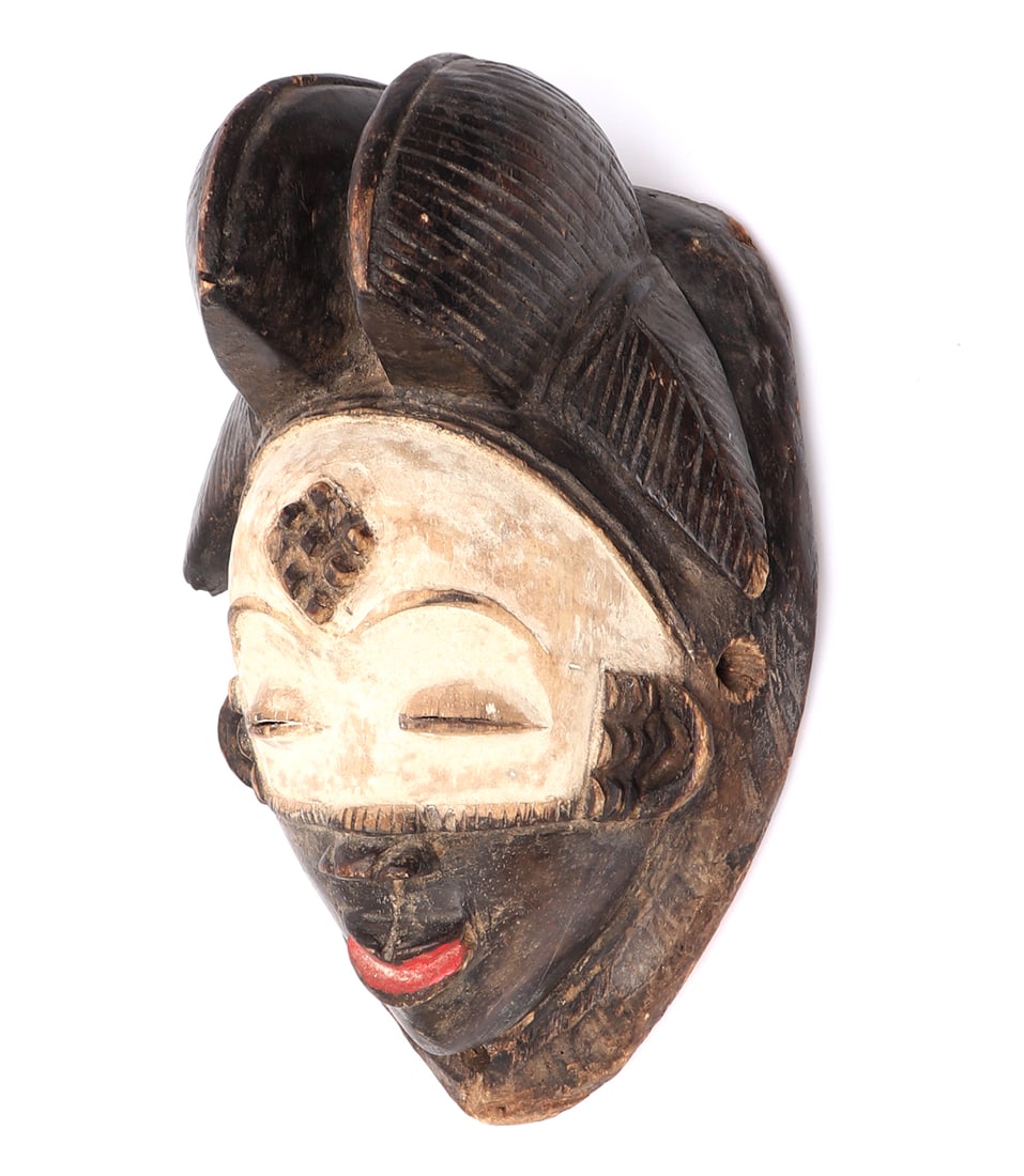 Punu White-Faced Mask, Gabon - 3