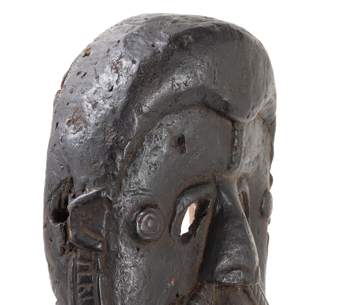 Dark Wood African Mask - 4
