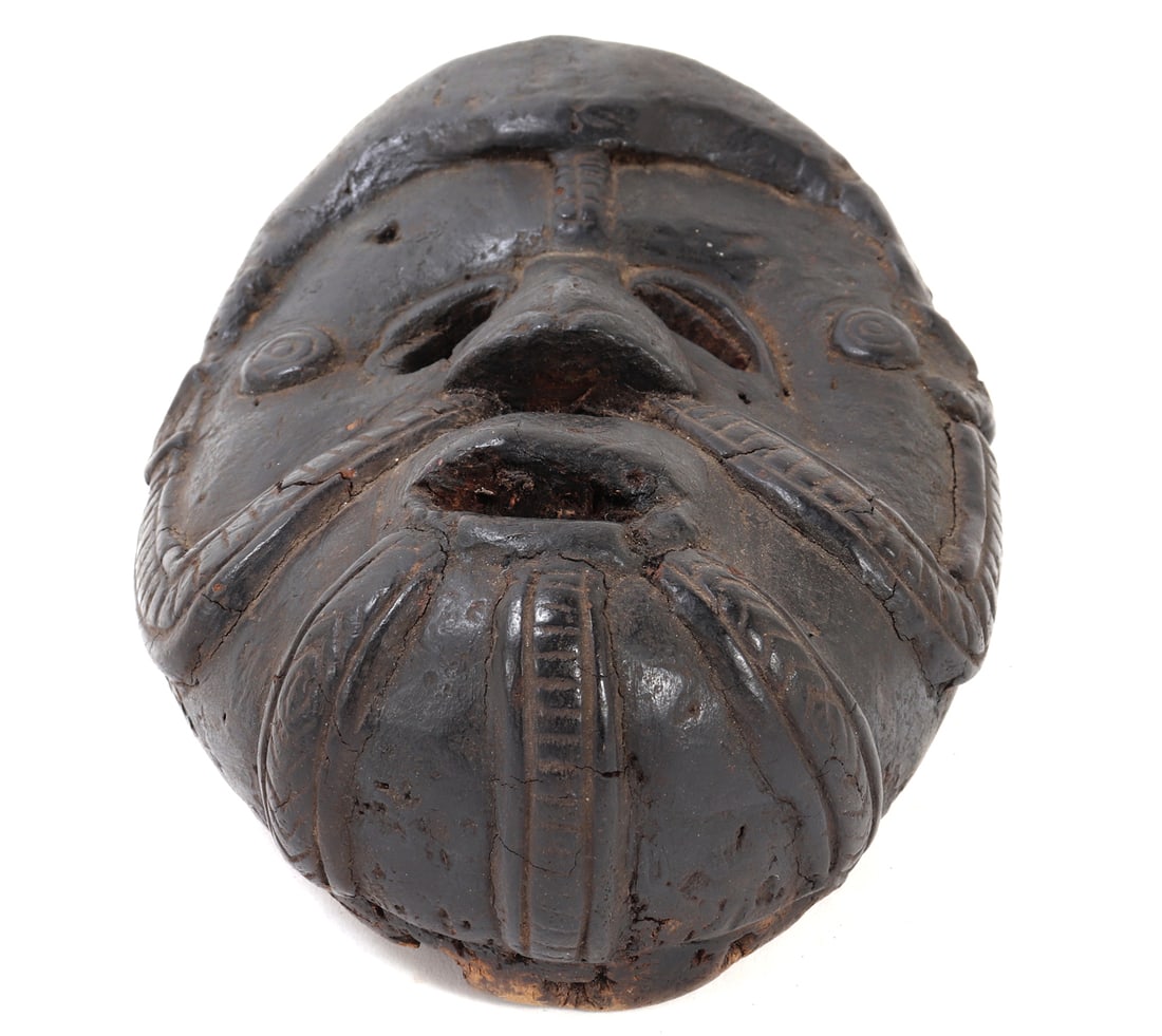 Dark Wood African Mask - 9