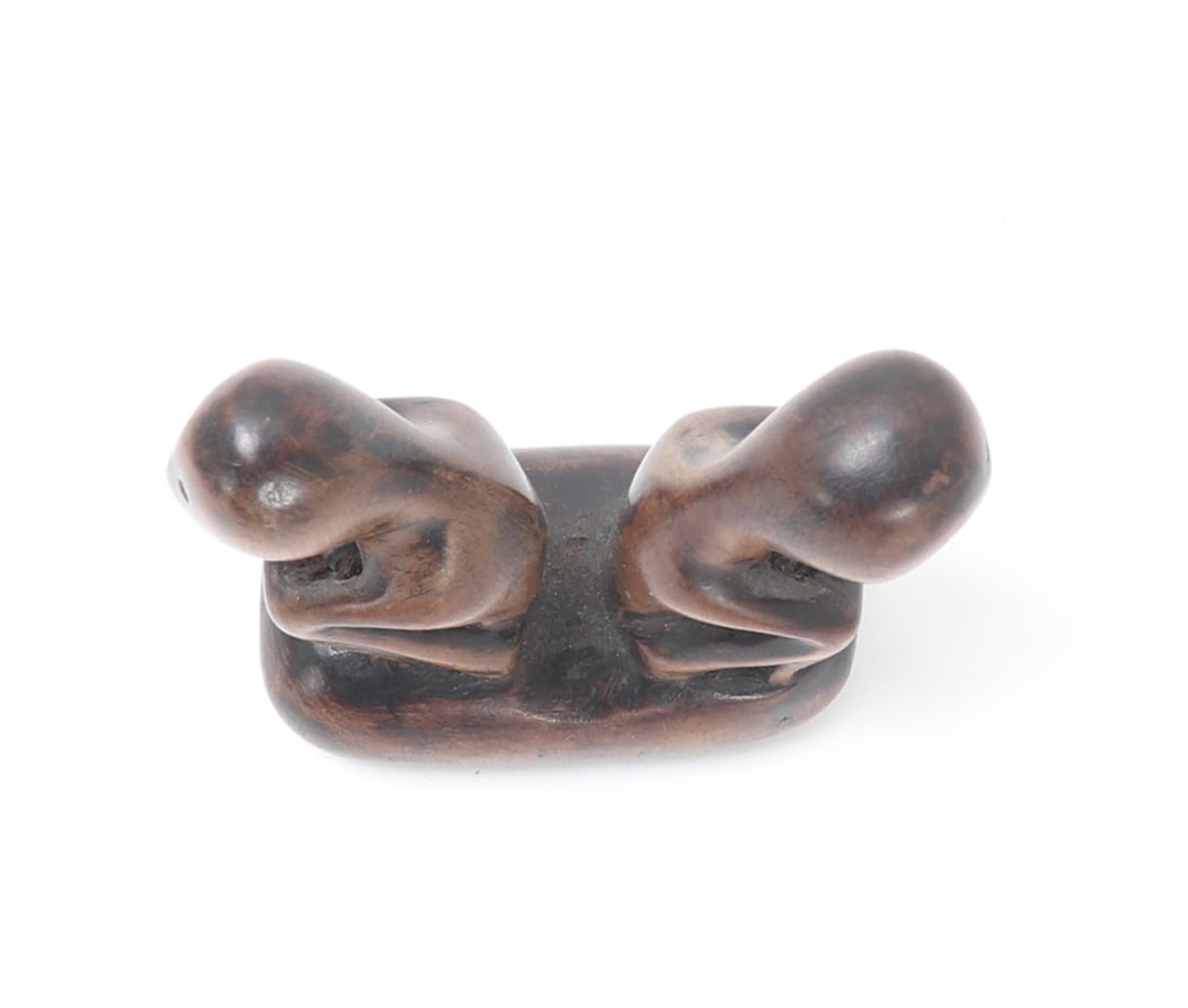Miniature Carved Double Figure, Philippines - 6