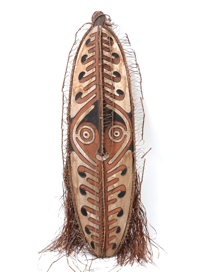 Tall Wood & Fiber Dance Mask (1 of 6)
