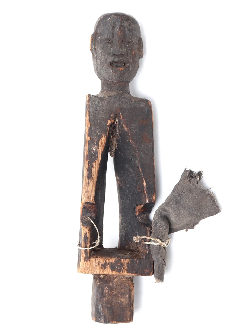 Iban Dayak Weaving Spindle Spool (1 of 5)