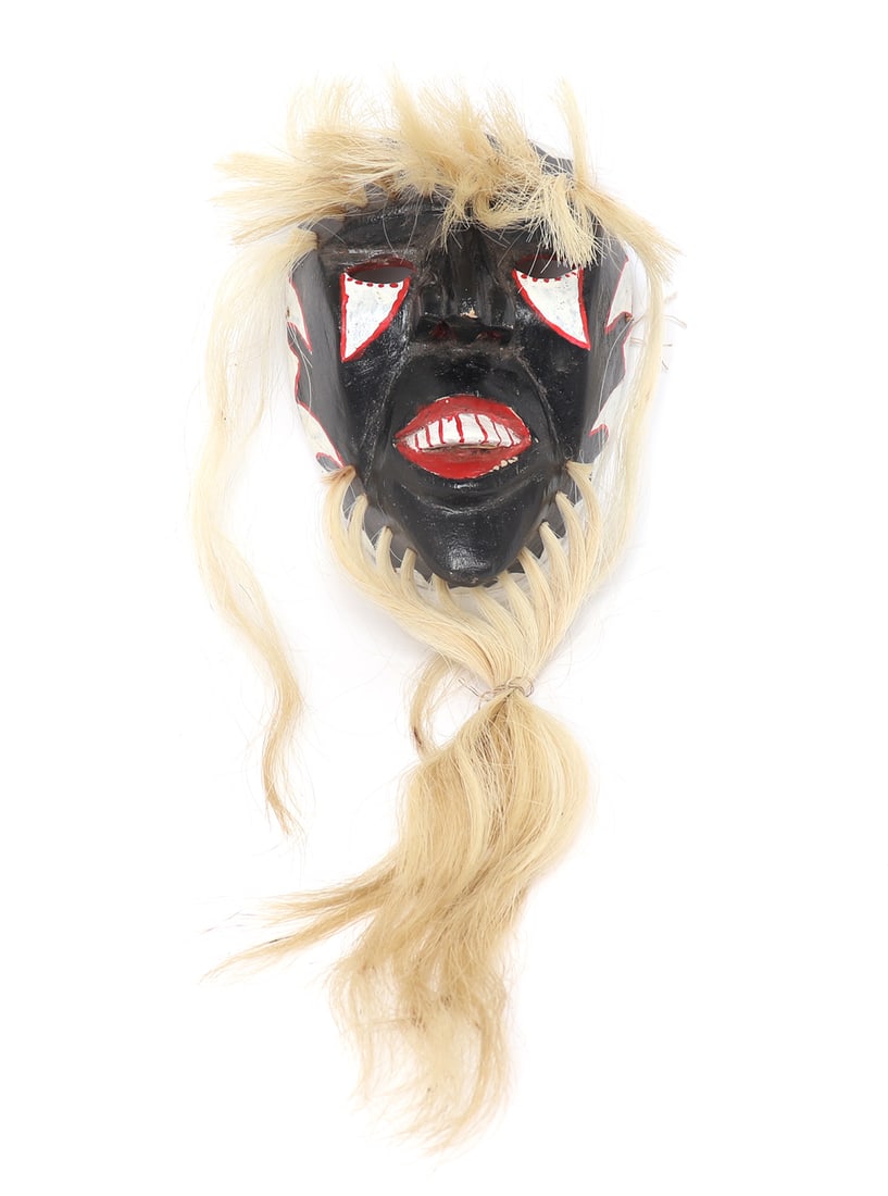 Painted "Yaqui" Dance Mask, 20th Century (1 of 5)