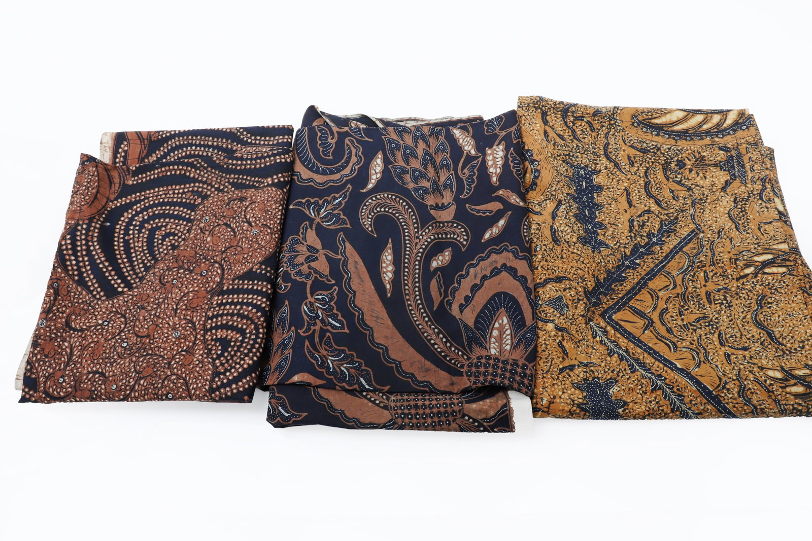 Three Indonesian Batik Textiles, 20th Century (1 of 1)