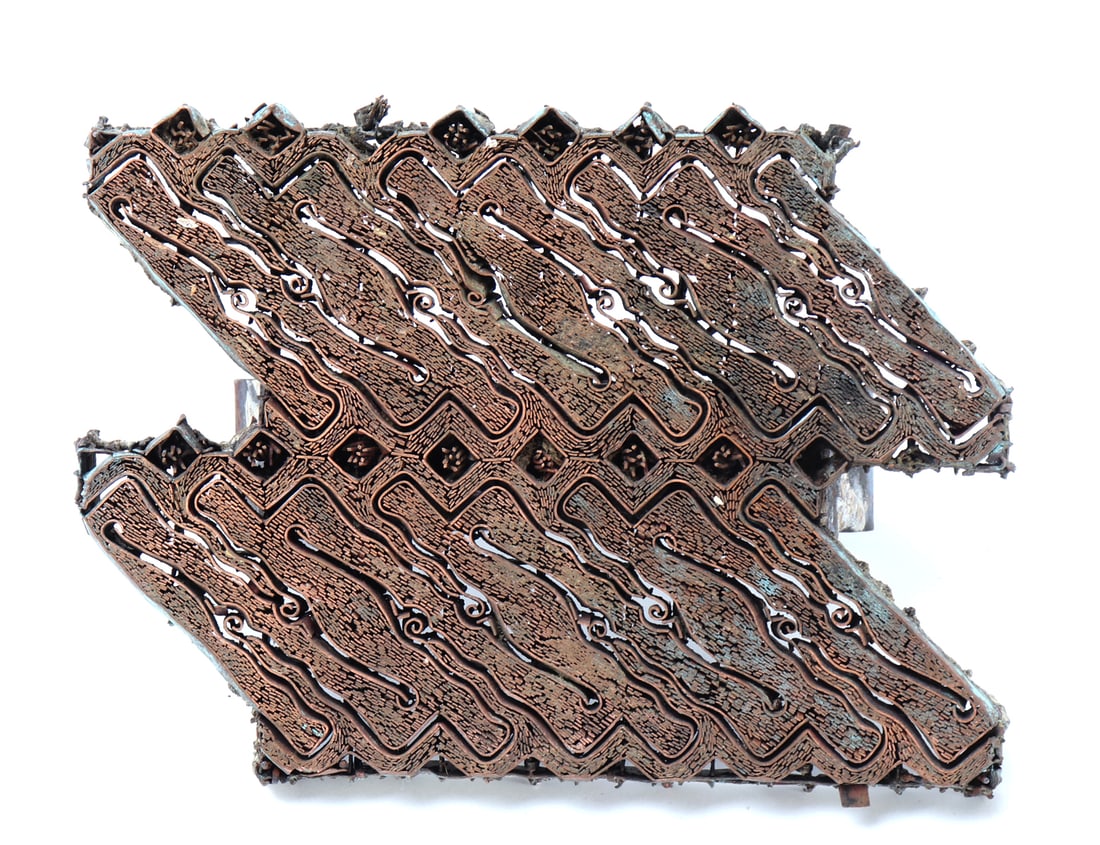 Antique Copper Batik Stamp (1 of 4)