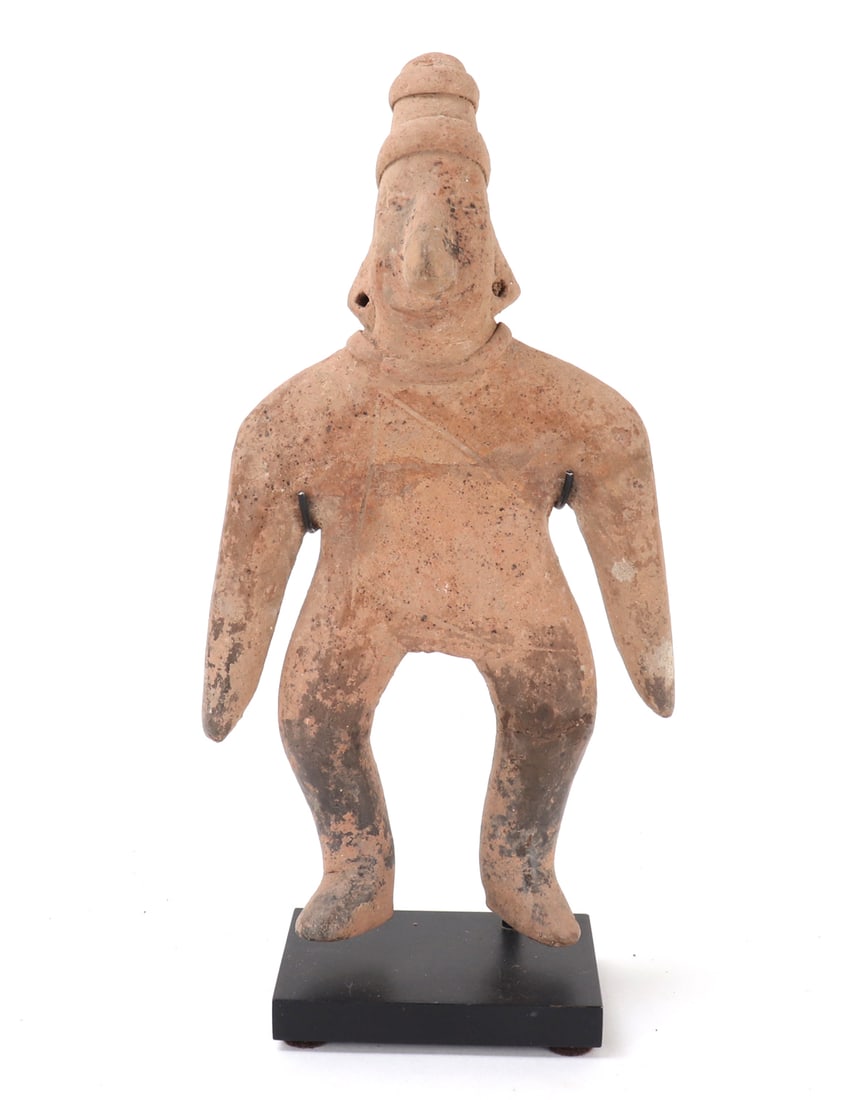 Ancient Pre-Columbian Gingerbread Figure w/Stand (1 of 6)