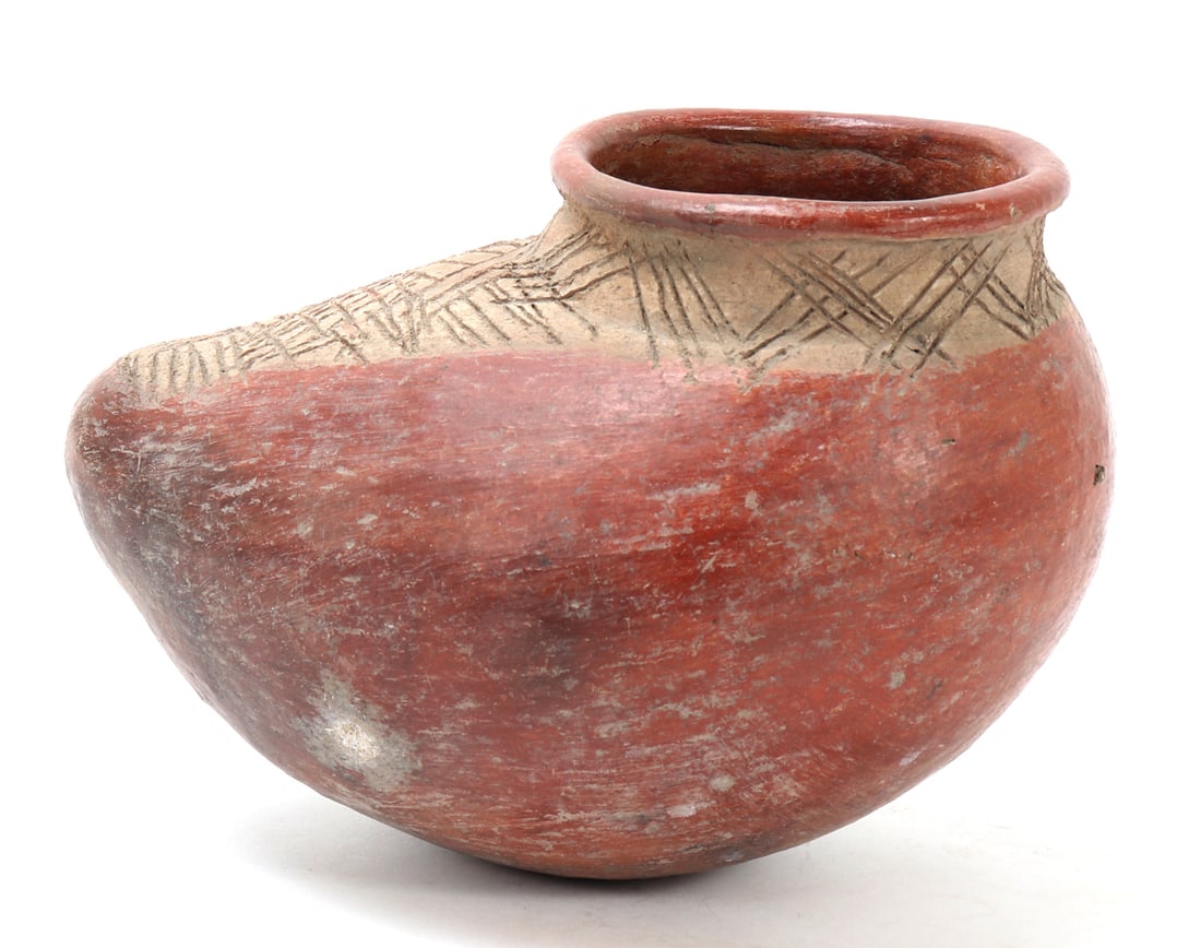 Pre-Columbian Chancay Ovoid Shaped Vessel (1 of 9)