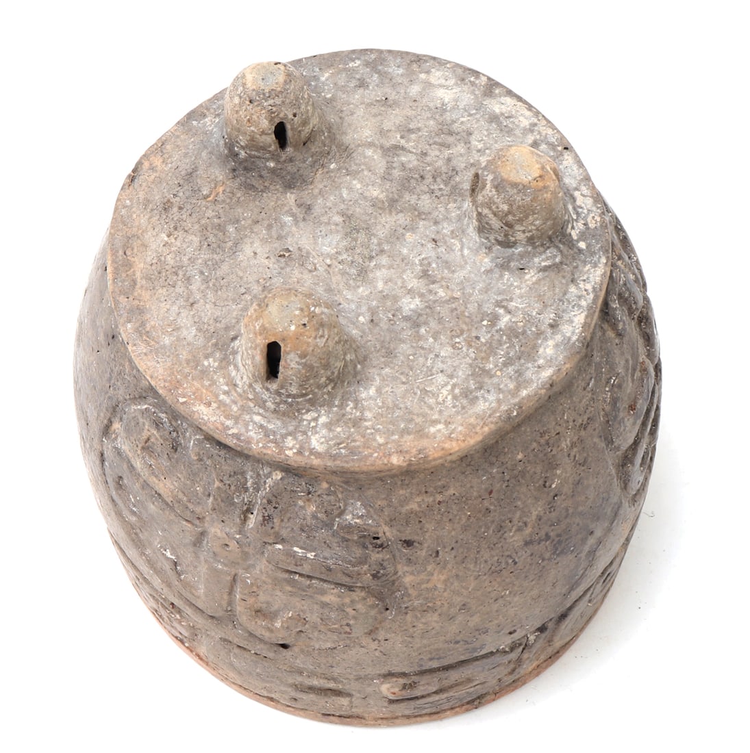 Costa Rican Terracotta Tripod Rattle Vessel - 11