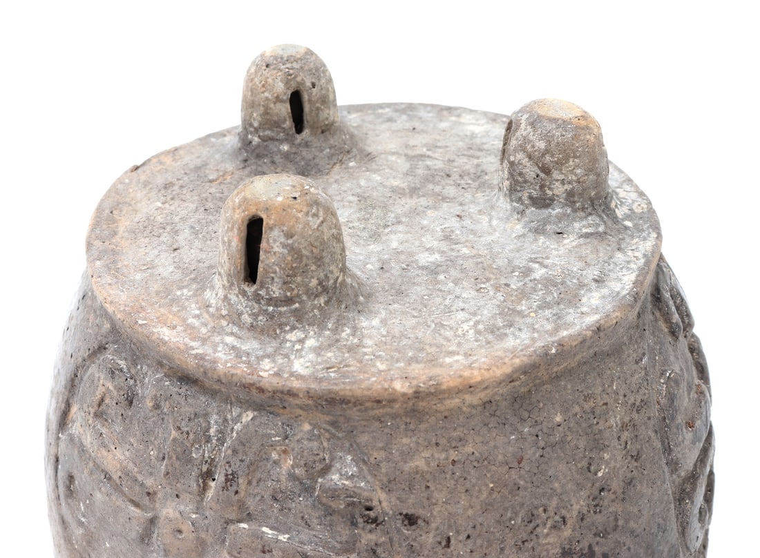 Costa Rican Terracotta Tripod Rattle Vessel - 12