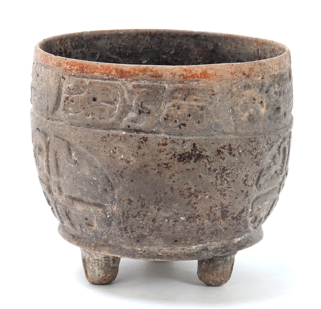 Costa Rican Terracotta Tripod Rattle Vessel - 3