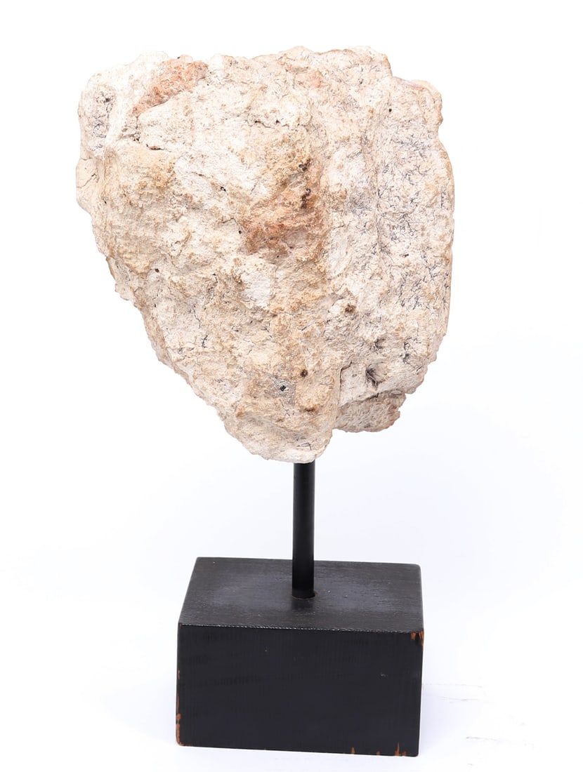 Maya Stucco Deity Head, Possibly Chaac - 6