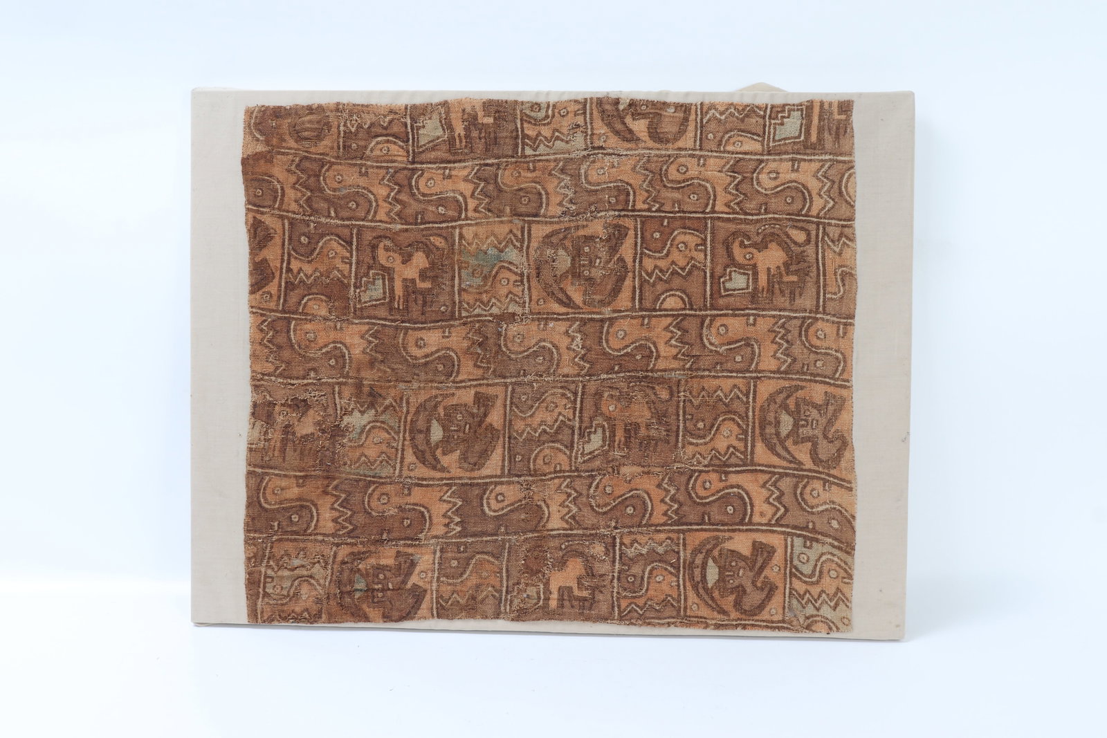 Pre-Columbian Chancay Painted Textile Panel, 1000 - 1200CE (1 of 5)