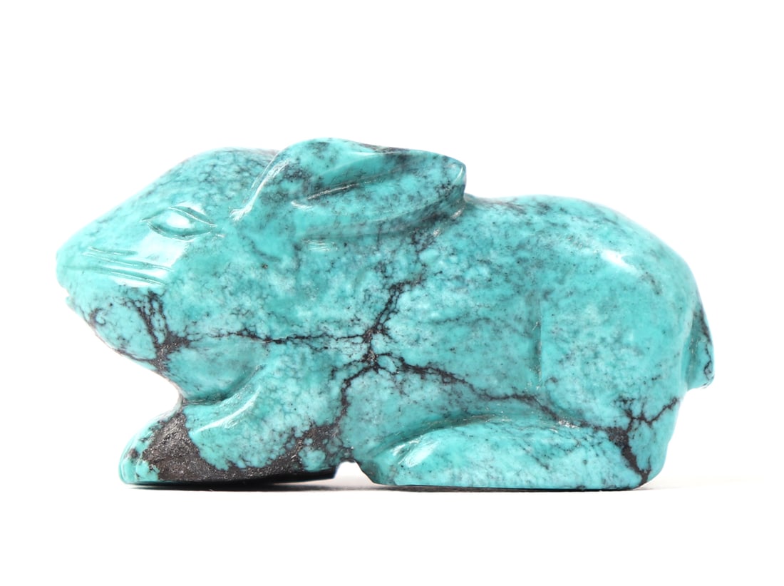 Miniature Turquoise Carved Animals - 4