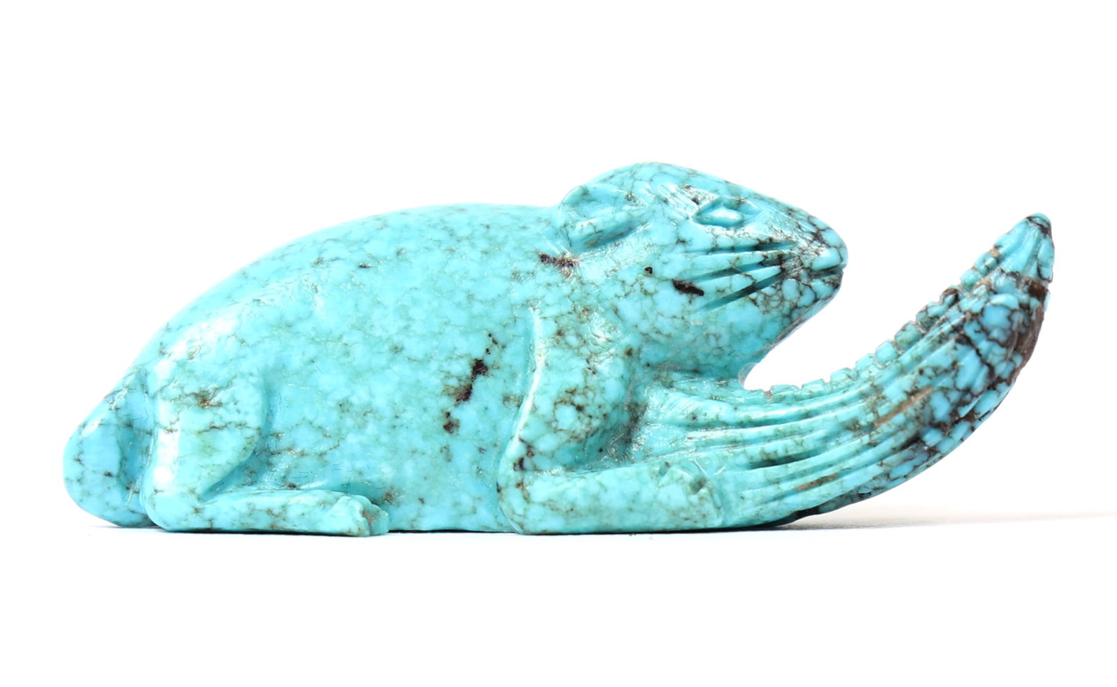 Miniature Turquoise Carved Animals - 6