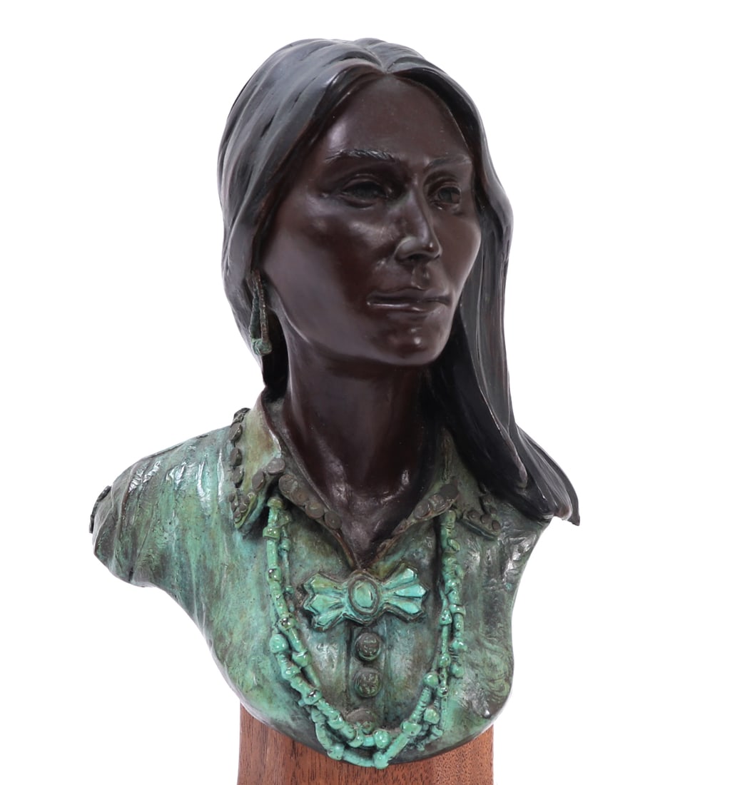 Bronze Bust by Susan Kliewer - 7