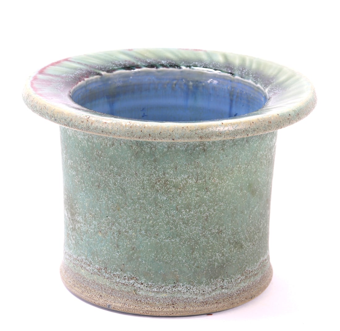 Matte Glazed Studio Pottery Planter - 2