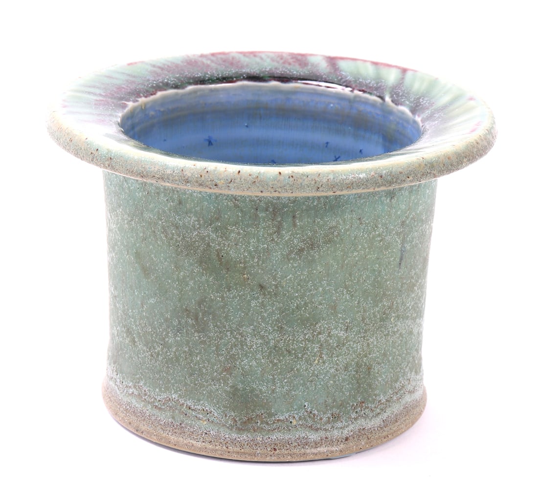 Matte Glazed Studio Pottery Planter - 3