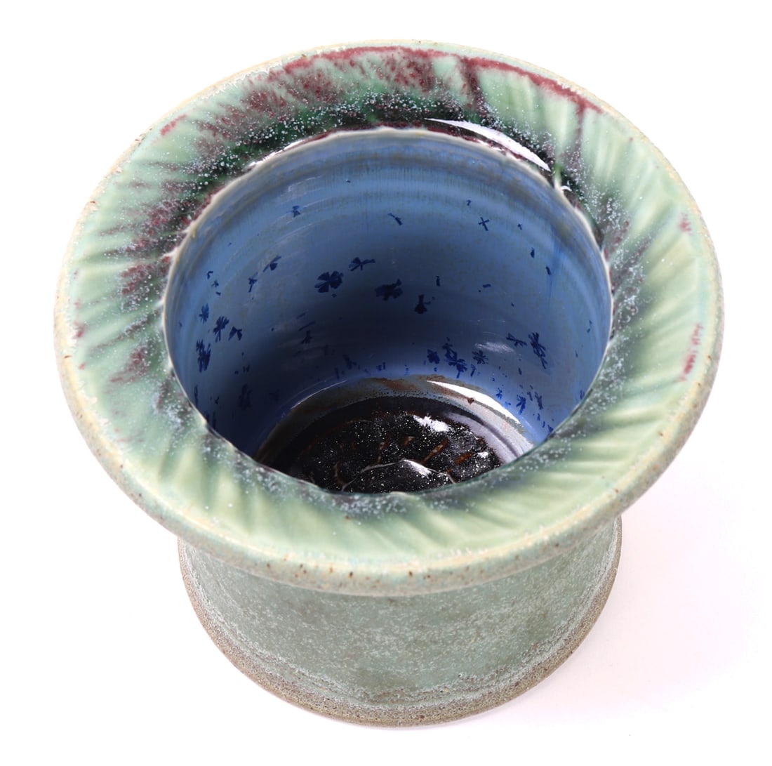 Matte Glazed Studio Pottery Planter - 4