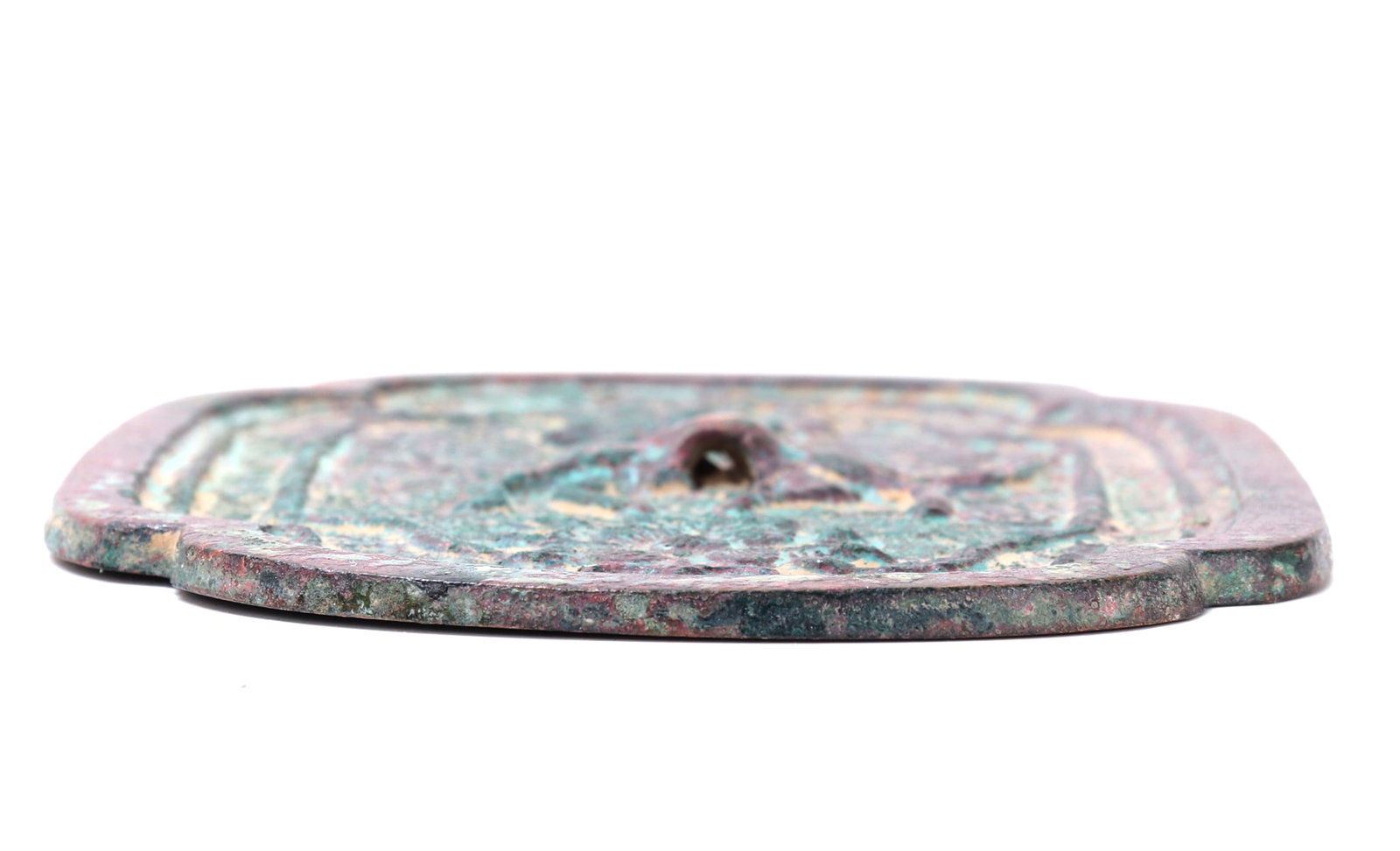 Chinese Bronze Rectangular Mirror - 4