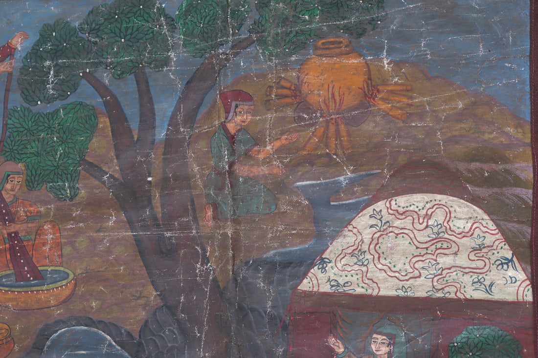 Indian Painted Textile, 20th c. - 2