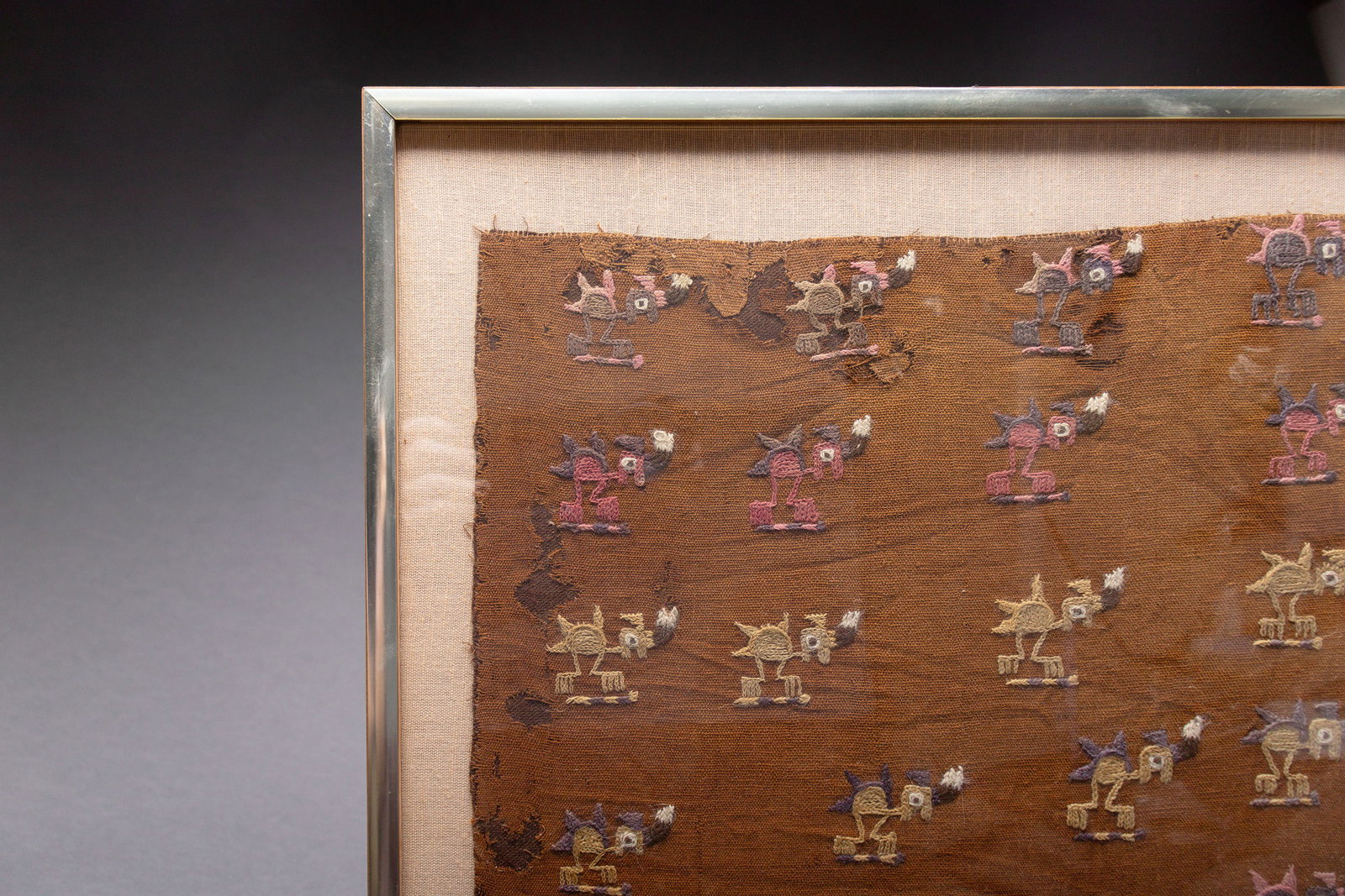 Funerary Zoomorphic Textile Panel, Paracas 700BCE-200CE - 6