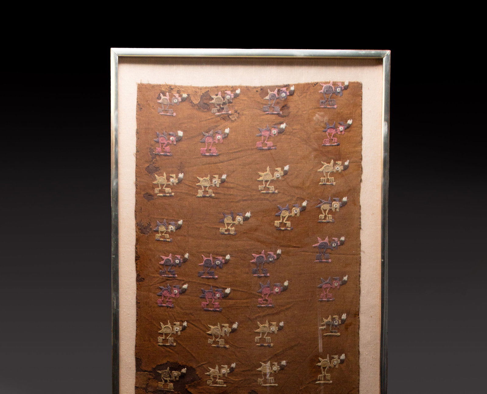 Funerary Zoomorphic Textile Panel, Paracas 700BCE-200CE - 7