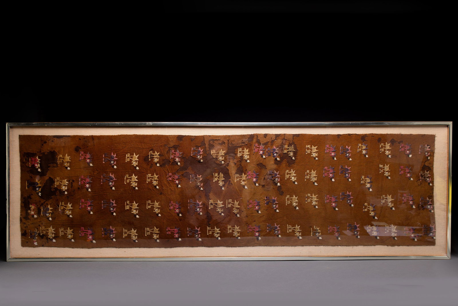 Funerary Zoomorphic Textile Panel, Paracas 700BCE-200CE - 2