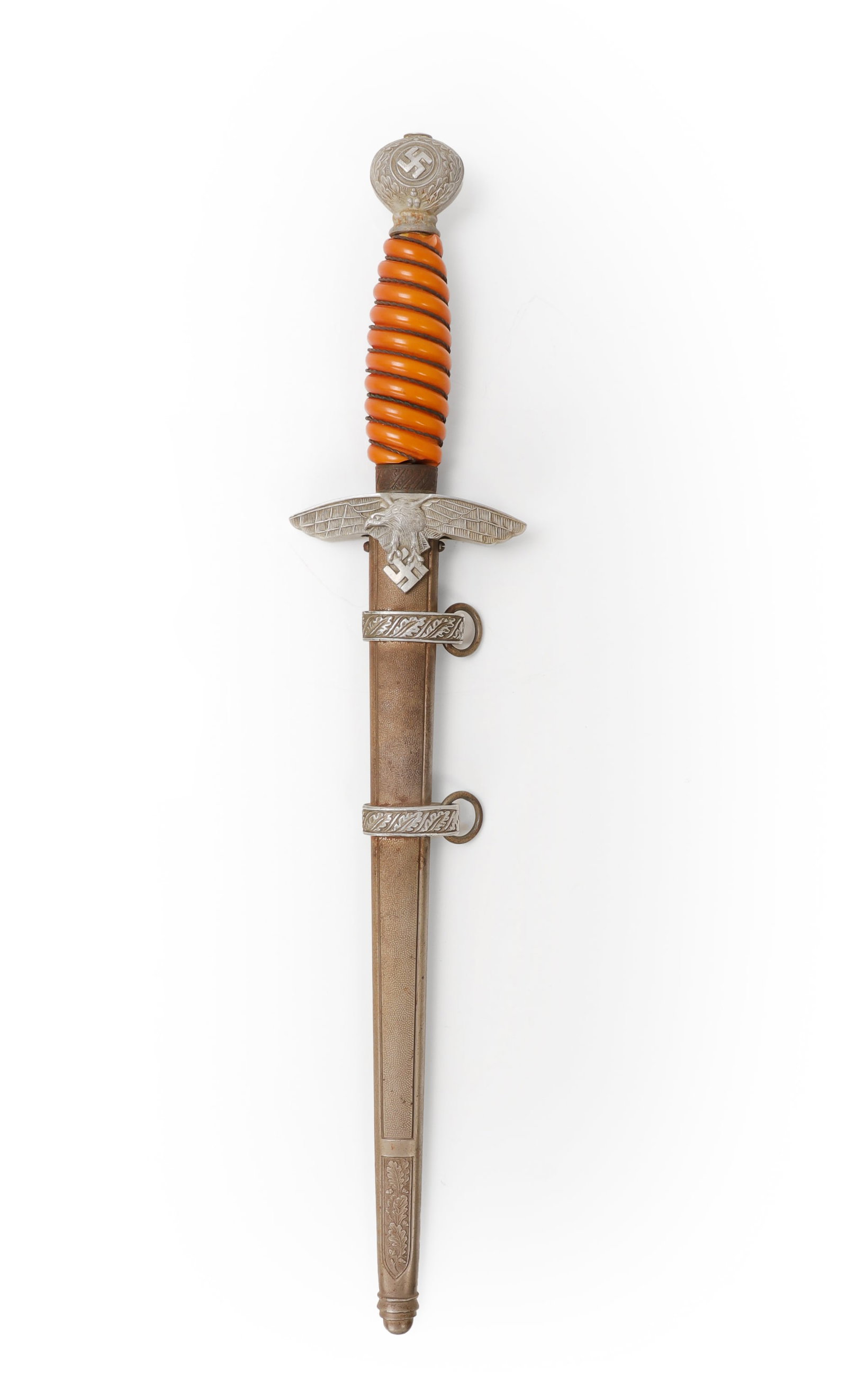 German WWII Second Model Luftwaffe Dagger W/ Scabbard, 20th C. - 2