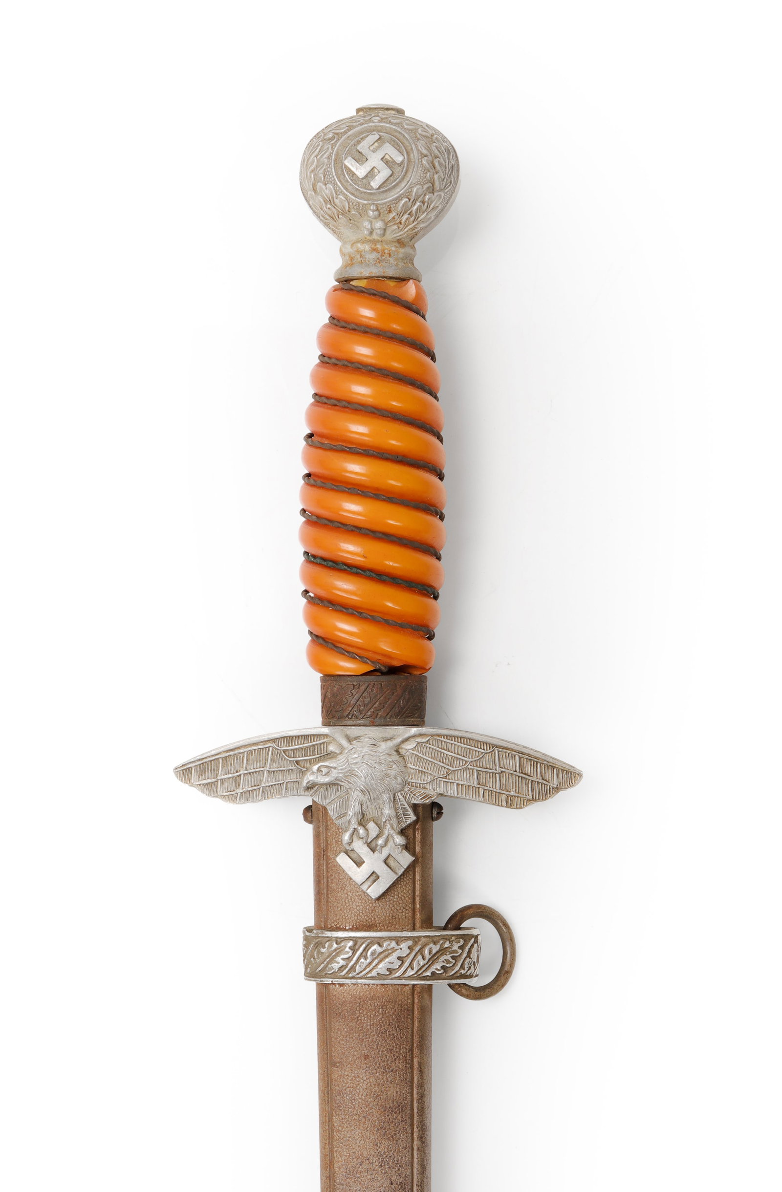 German WWII Second Model Luftwaffe Dagger W/ Scabbard, 20th C. - 3