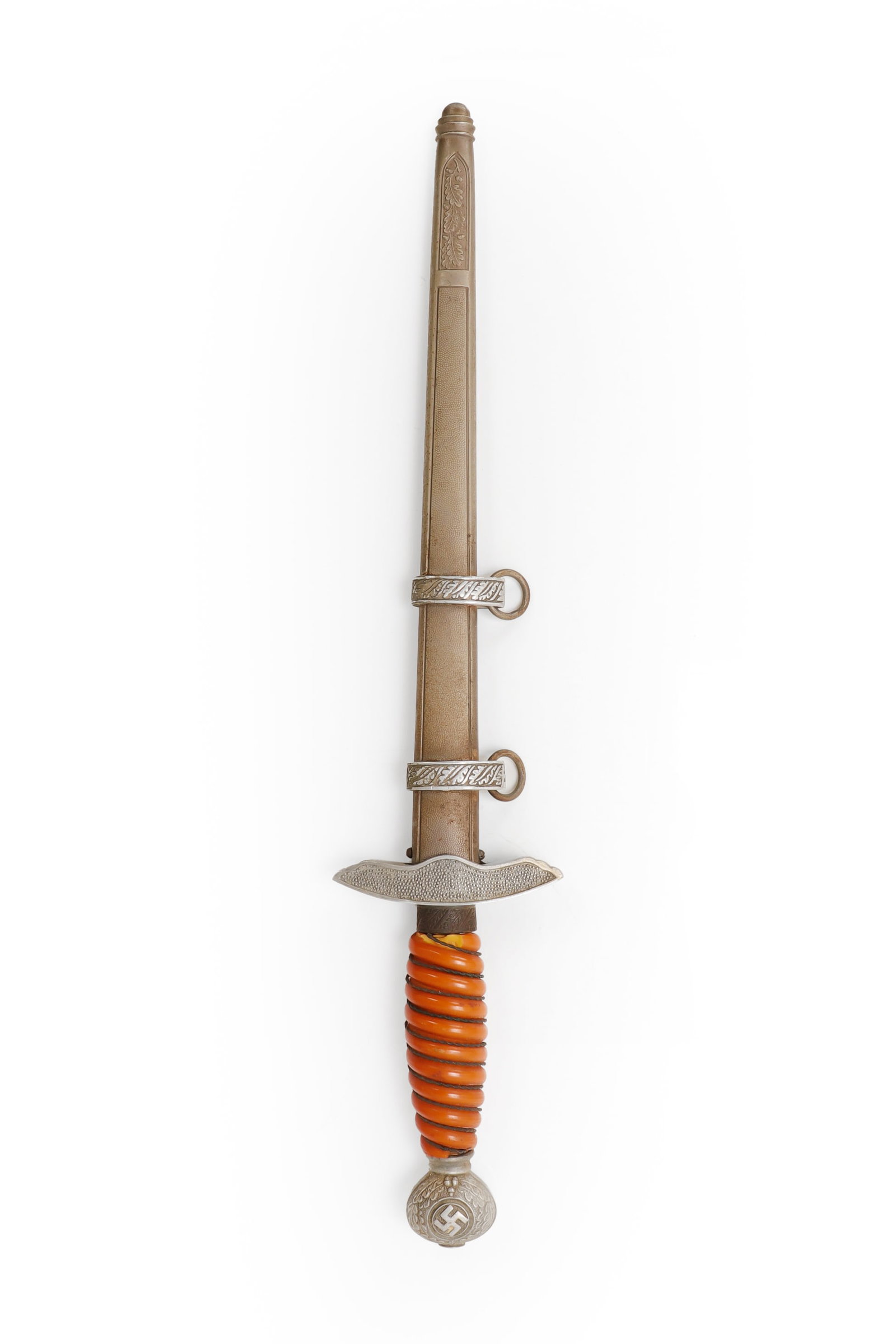 German WWII Second Model Luftwaffe Dagger W/ Scabbard, 20th C. - 4