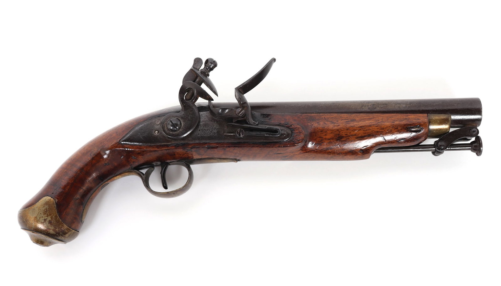 Contract British Light Dragoon Flintlock Pistol, By Brander & Potts, London (1 of 7)