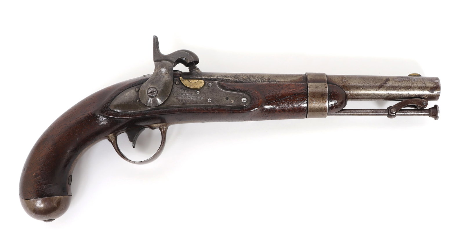 US M1836 Flintlock Pistol by R. Johnson 1843 (1 of 8)