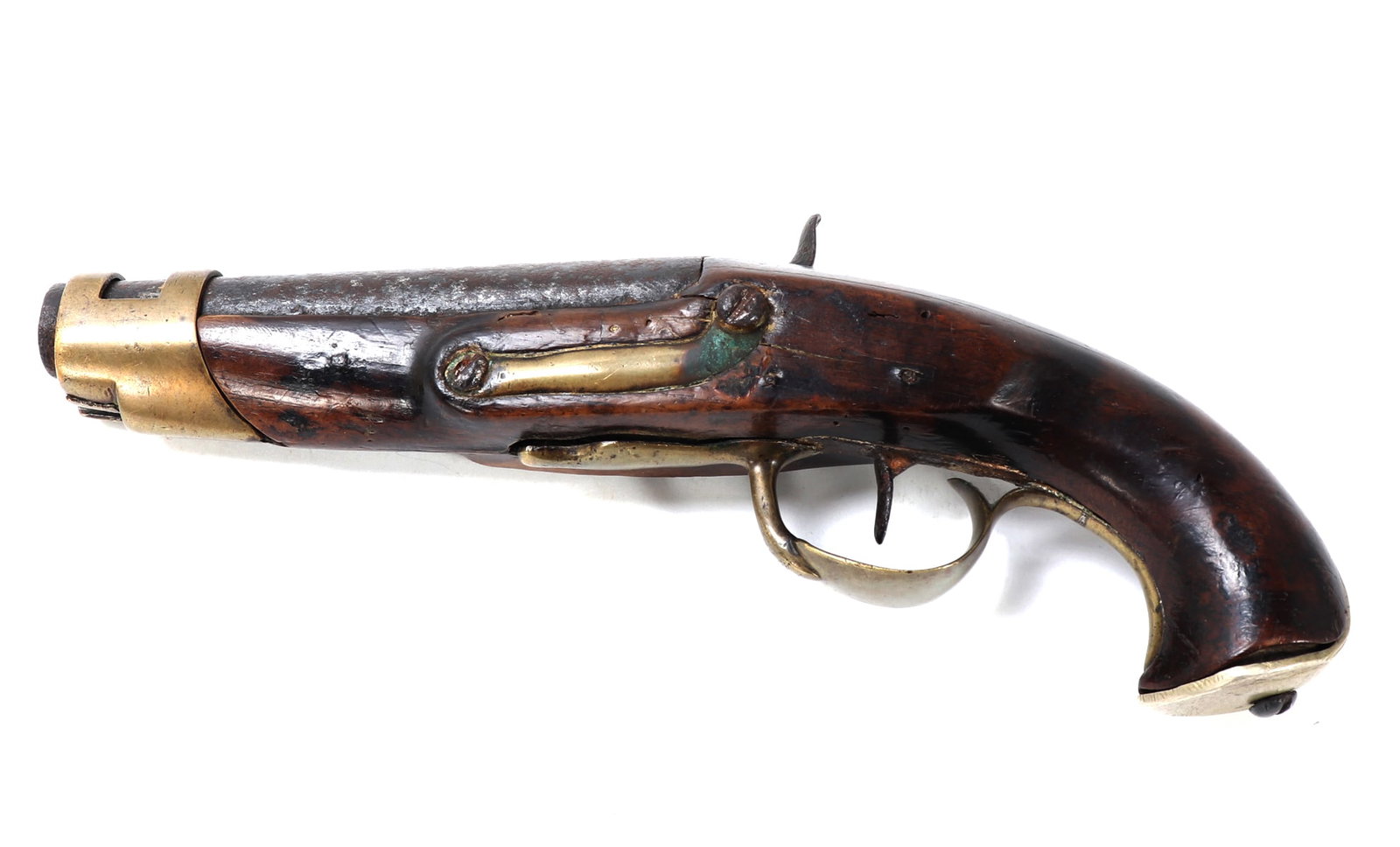 Continental Percussion Pistol, 19th C. - 2