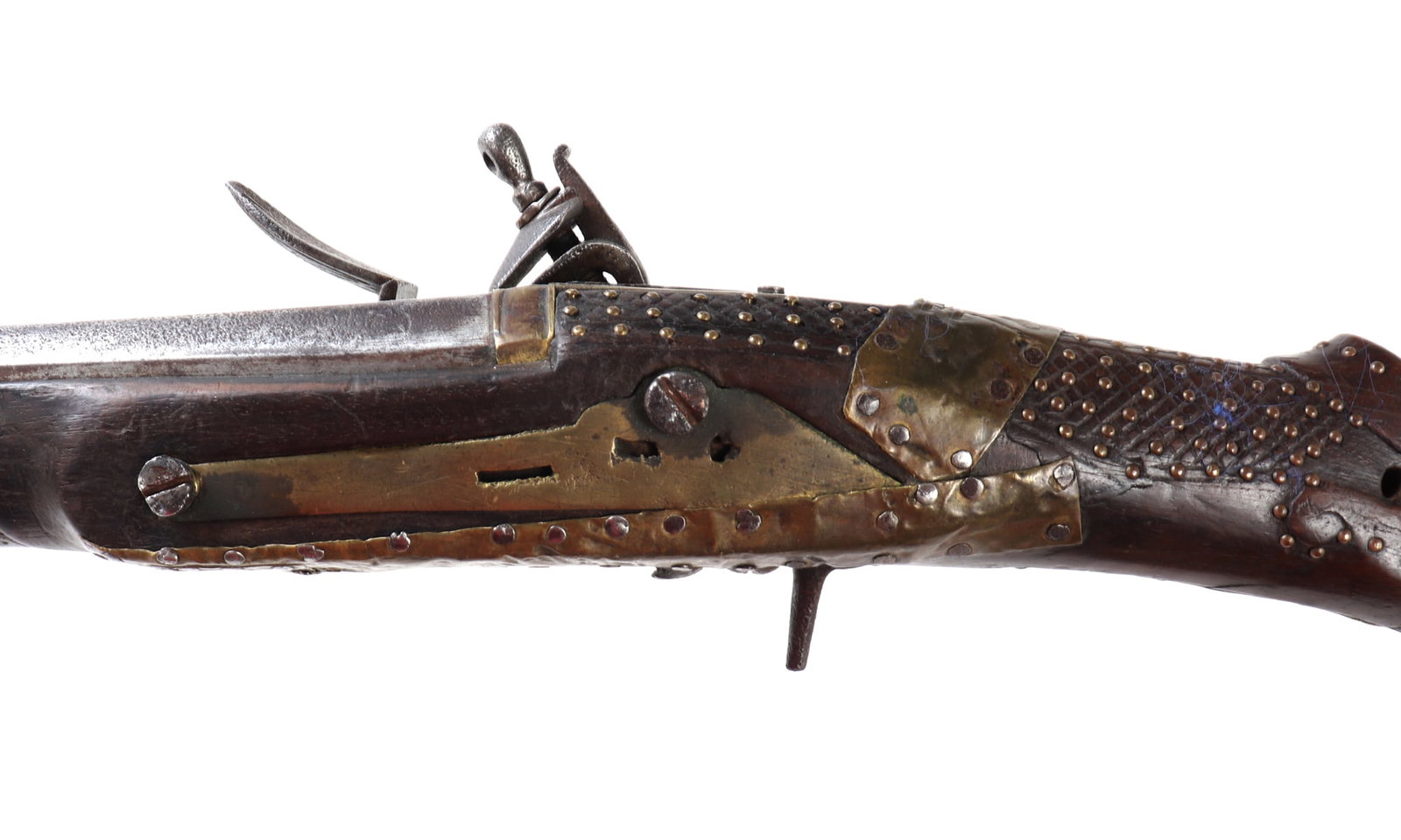 Large Islamic Flintlock Rifle - 6