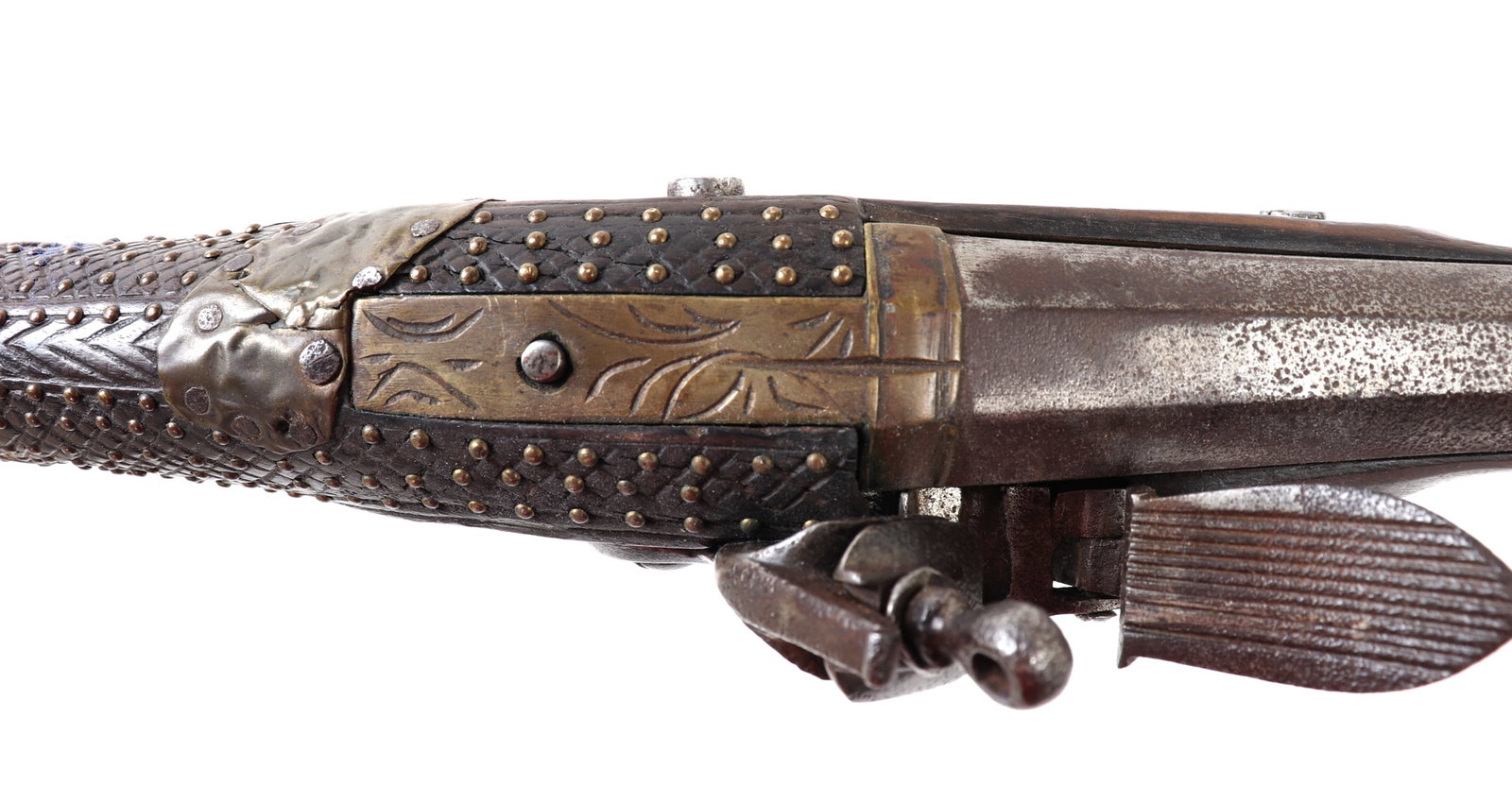 Large Islamic Flintlock Rifle - 9