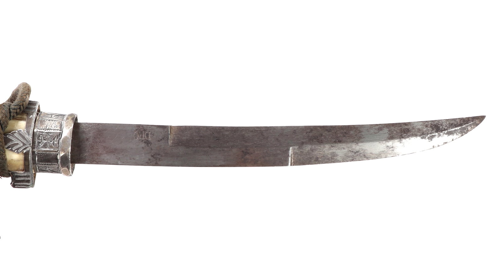 Fine Silver Moroccan Dagger w/ Decorated Sheath - 7