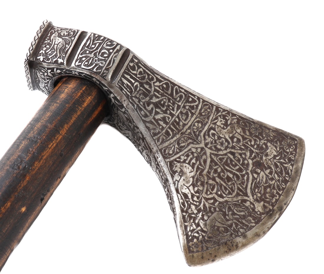 Large Indo-Persian Tabarzin Axe - 3