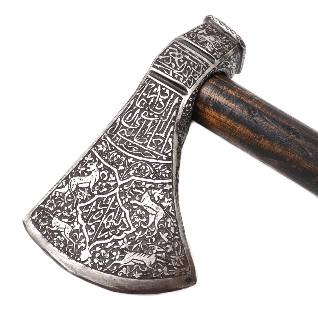 Large Indo-Persian Tabarzin Axe - 4