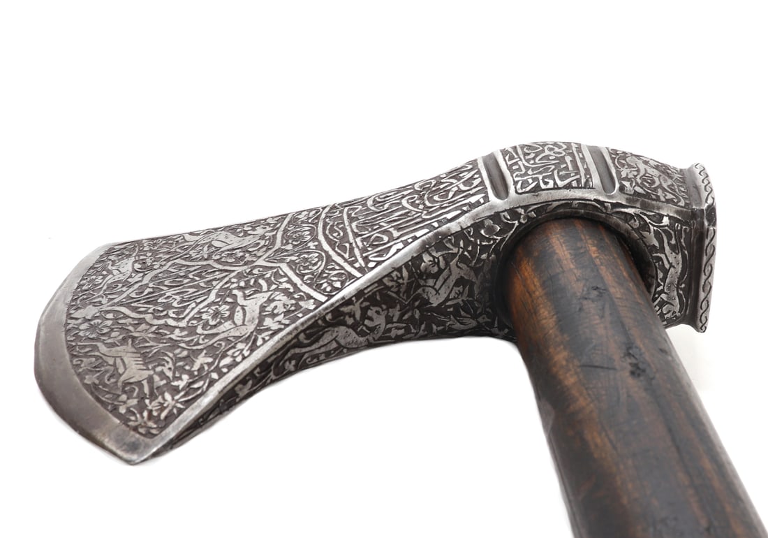 Large Indo-Persian Tabarzin Axe - 5