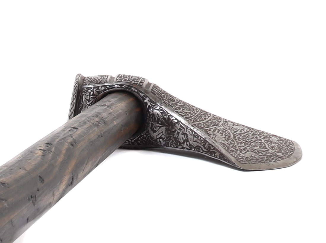 Large Indo-Persian Tabarzin Axe - 7