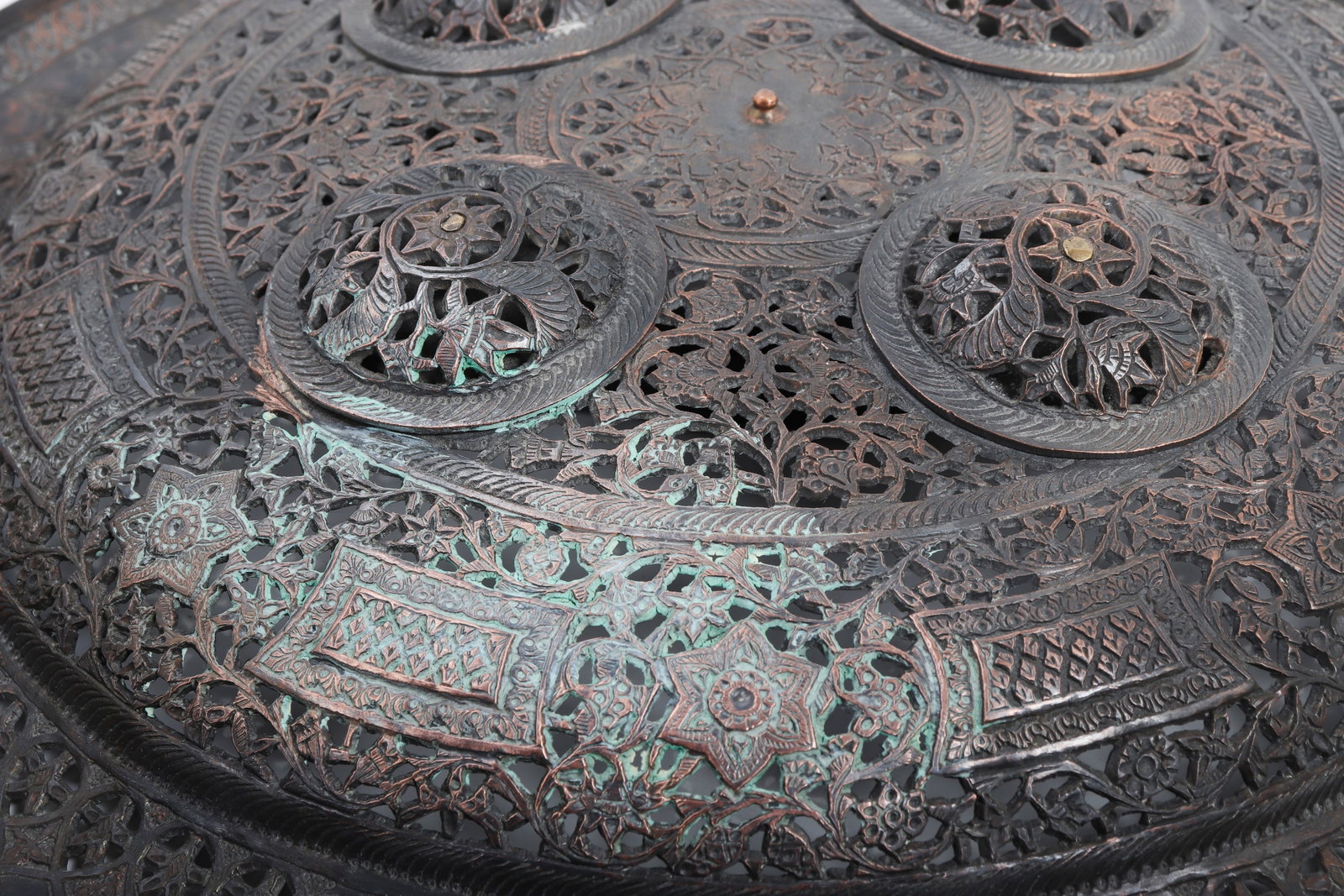 Gujarat Indian Copper Dhal, 19th C. - 2