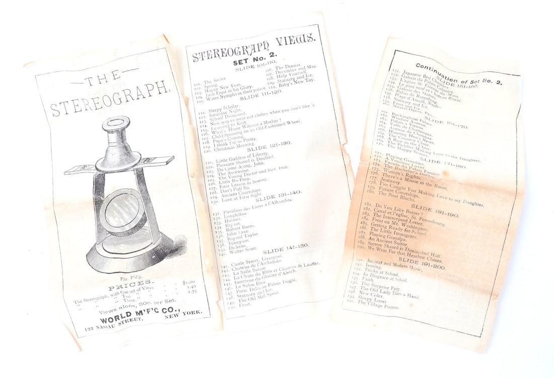 (2) 100 Views Stereograph Sets - 3