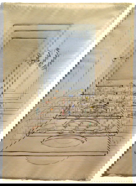 Beth Campbell: See Through 2005 pencil on Dieu Donné Paper 14 x 11 inches