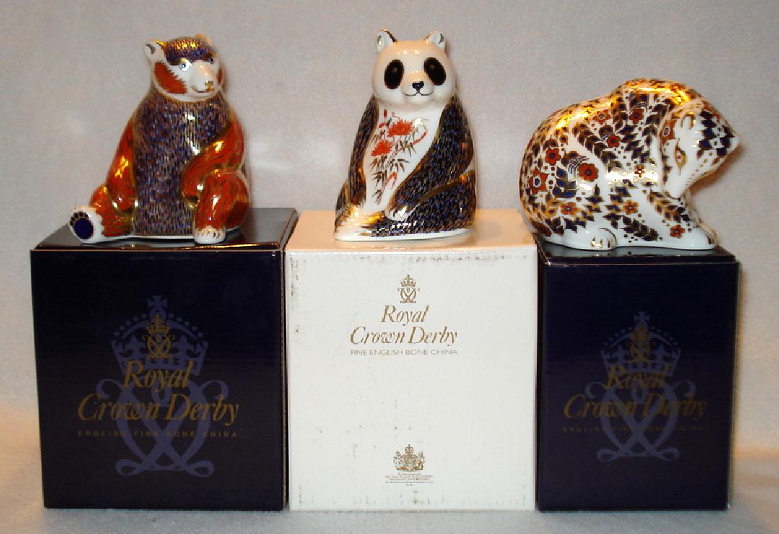 Three Royal Crown Derby paperweights (1 of 9)