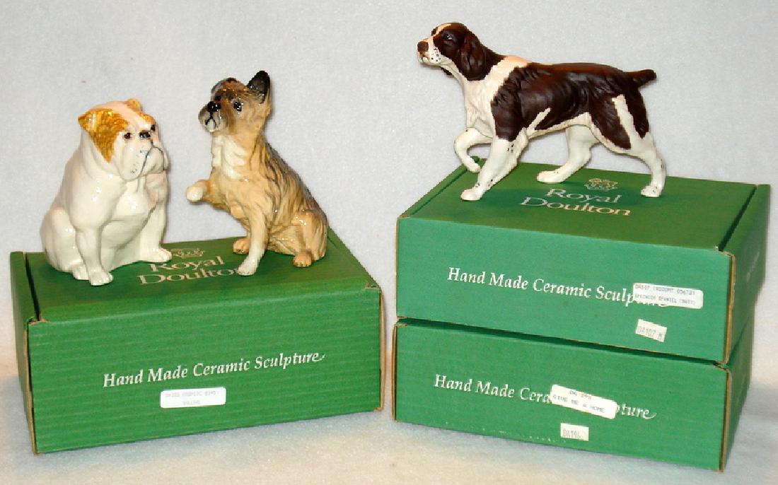 Three boxed Royal Doulton dog figurines (1 of 8)