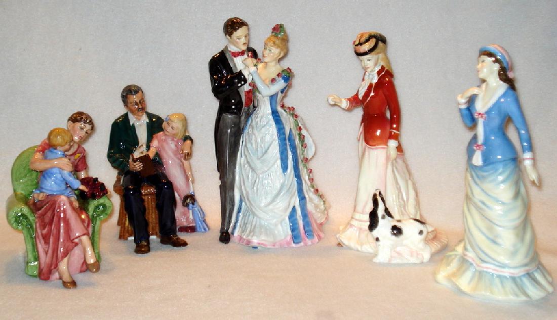 Five boxed Royal Doulton figurines (1 of 10)